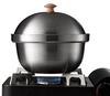 Coleman Compact Smoker with Wood Chips, Silver, Approx. 23.5mm Diameter x 20.5mm