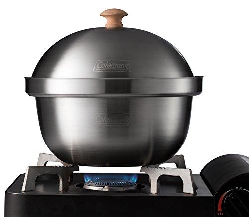 Coleman Compact Smoker with Wood Chips, Silver, Approx. 23.5mm Diameter x 20.5mm