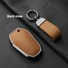 Metal And Leather Car Key Case Cover For Citroen C5 X C4L C6 C3-Xr Aircross 308 408 508 2008 3008 4008 5008 Ds 5Ls 4Saccessories