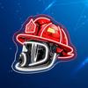 Firefighter Helmet Neon Sign LED Lamp Adjustable Brightness USB-Powered Neon Sign Light Wall Decoration