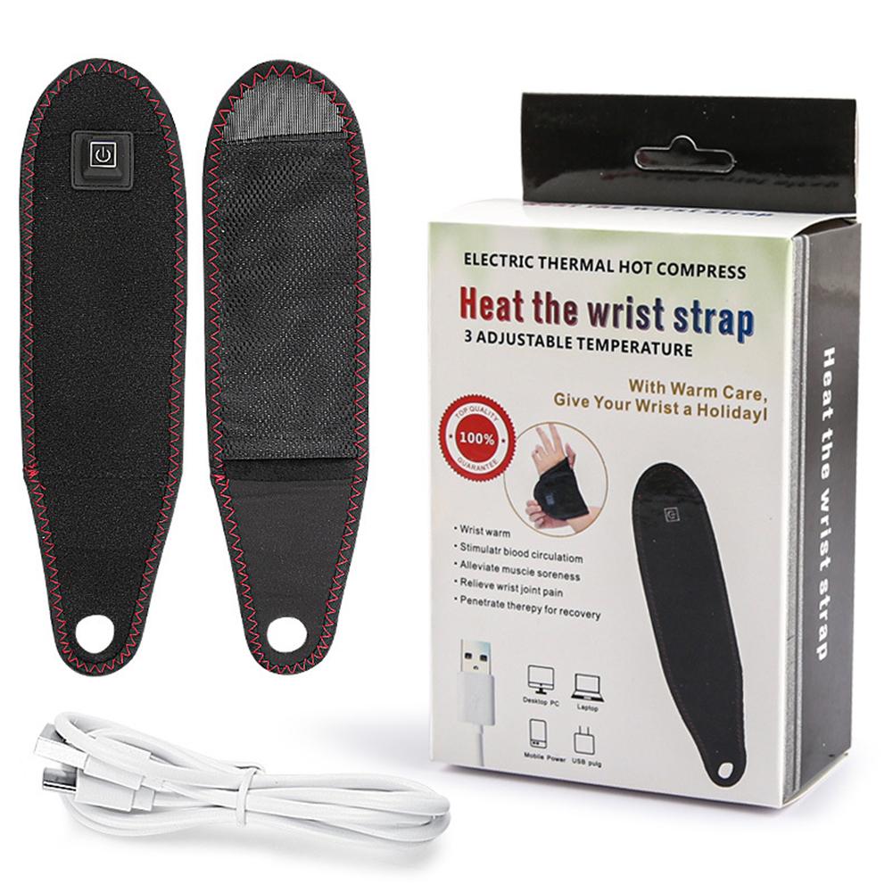 

Интеллектуальный контроль температуры USB электрический нагревательный браслет бархатный теплый постоянная температура горячий компресс электрический запястный бандаж