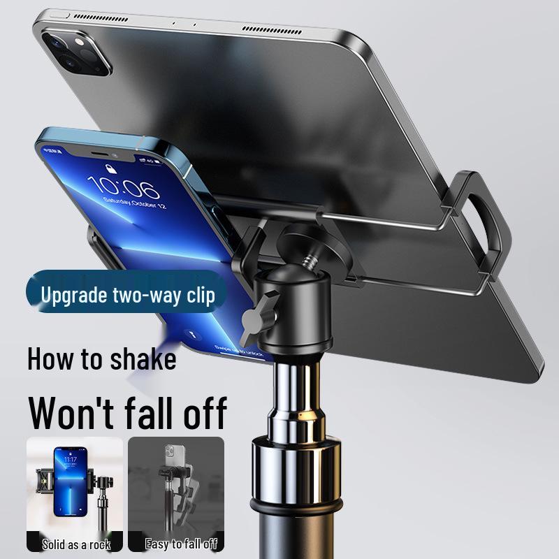 Dual-Phone Multifunctional Selfie Stick & Tripod for Live Streaming