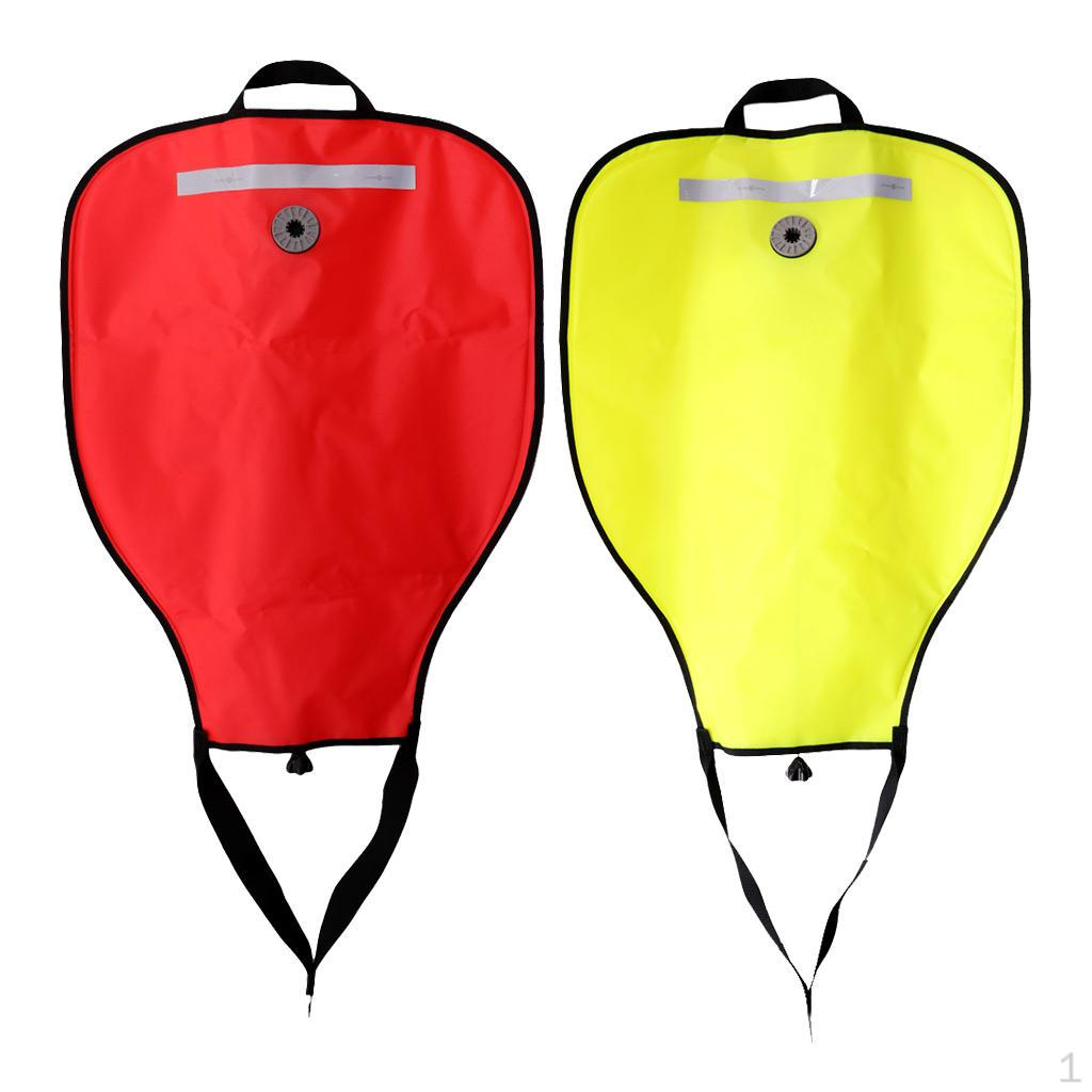 Buy 2 Pieces Technical Scuba Diving Dive 50lbs Salvage Lift Bag with Dump Valve at affordable