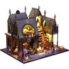 Jiate DIY Luna Magic House Model: Hand-Assembled Villa Ornament, Exquisite Decompression Gift for Adults.