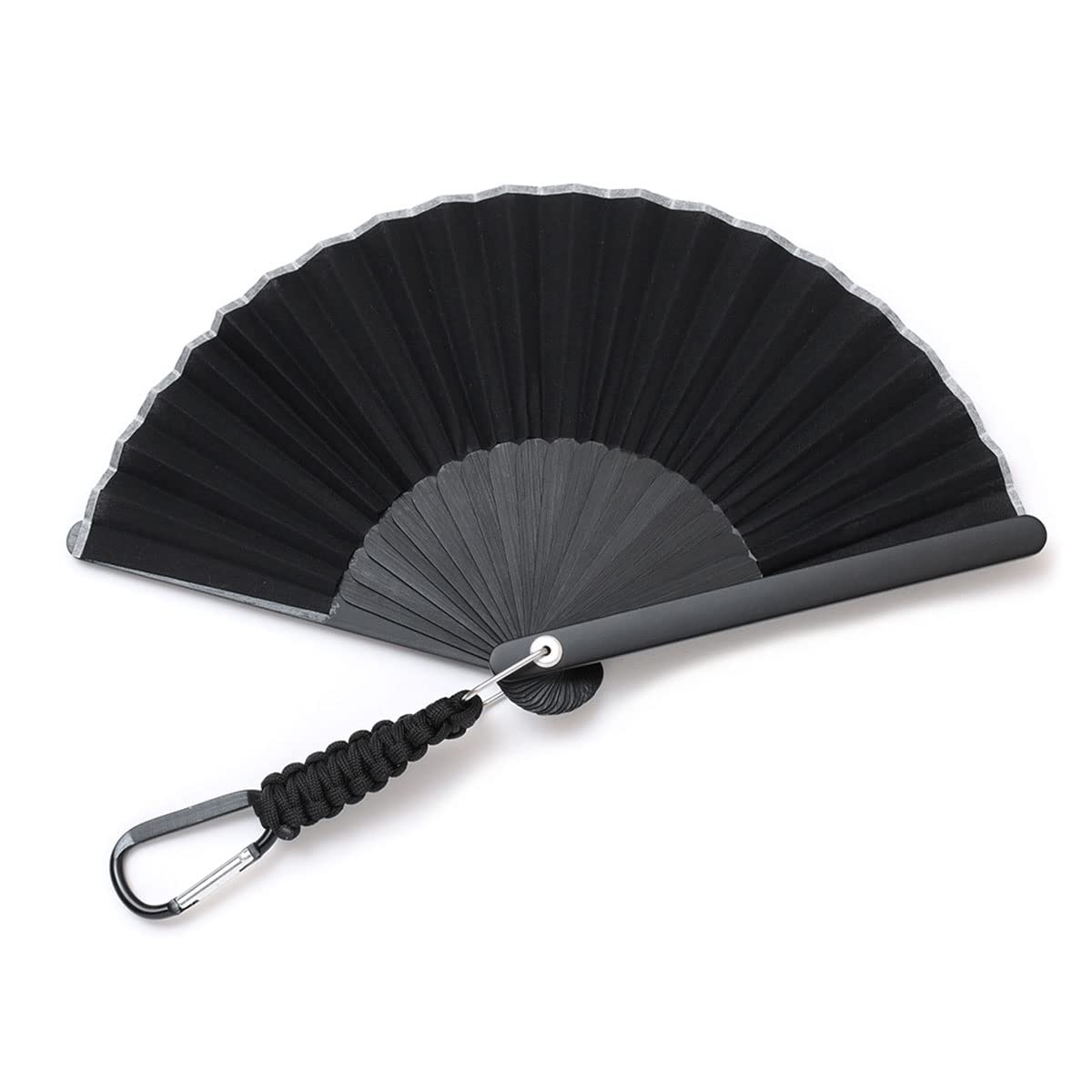 

Nishikawa Shouroku Shoten Складной День Стильный Летний Поставляется с Крафт-бумагой Идеально для Лета на Открытом Воздухе Складной Черный Веер, Подарок Отцу, Веер, Черный, чёрный