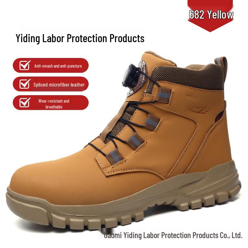 All-Season Anti-Smash & Puncture-Resistant Comfort Safety Shoes for Labor Protection