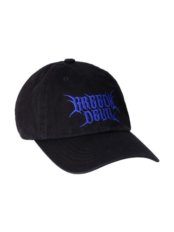 OURPOCKETS Grid Signature Logo Ball Cap (Black)