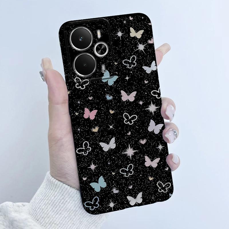 For Realme 14 5G Case RMX5075 Hot Cute Cartoon Panda Cover Soft Silicone Phone Case For Realme 14T Realme14 T 5G Back Cover Bags