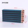Small Condenser Without Shell Radiator Heat Refrigeration Machine Heat Copper Tube Aluminum Fin 2*8*300  3*6*255