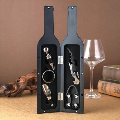 5-teiliges Set Weinzubehör, Flaschenöffner, Weinstopfen, 3-teiliges Set hochwertiges Weinzubehör, Weinflaschen-Set