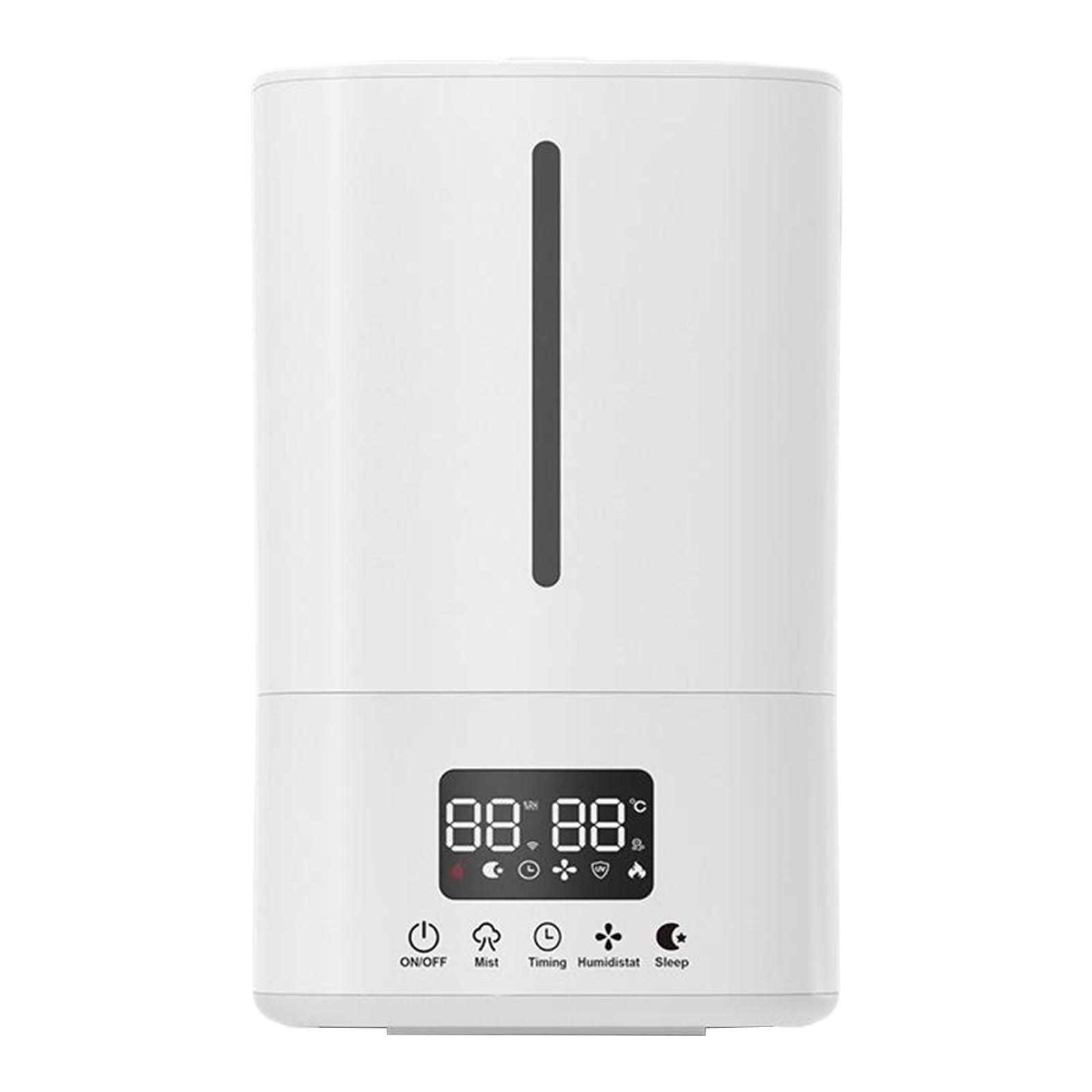 5L Smart Humidifier W/ Air Purifier Cool Mist Humidifier Top Fill Humidifier for Baby Nursery Plants Indoor