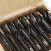 8pcs 14-25mm HSS Drill Bits Black Drill Bit Set Durable High Speed Steel Drill Bits  Metal