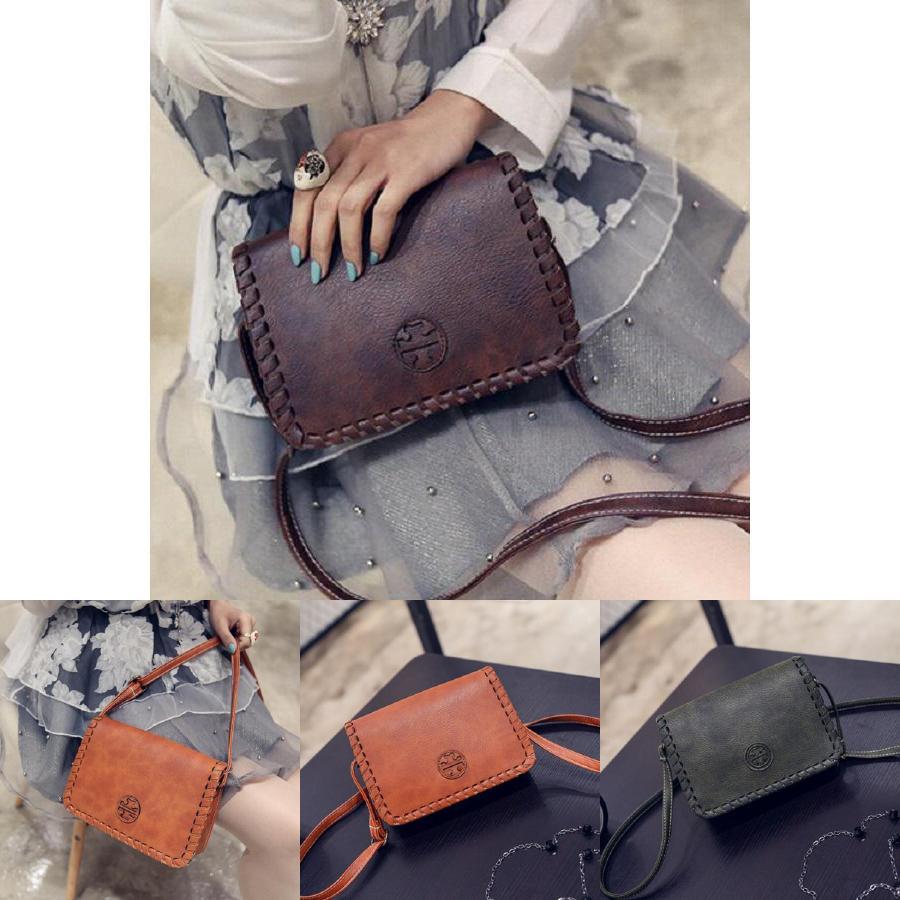 Chic Retro Pu Leather Mini Bag For Women With Stylish And Versatile Shoulder Strap