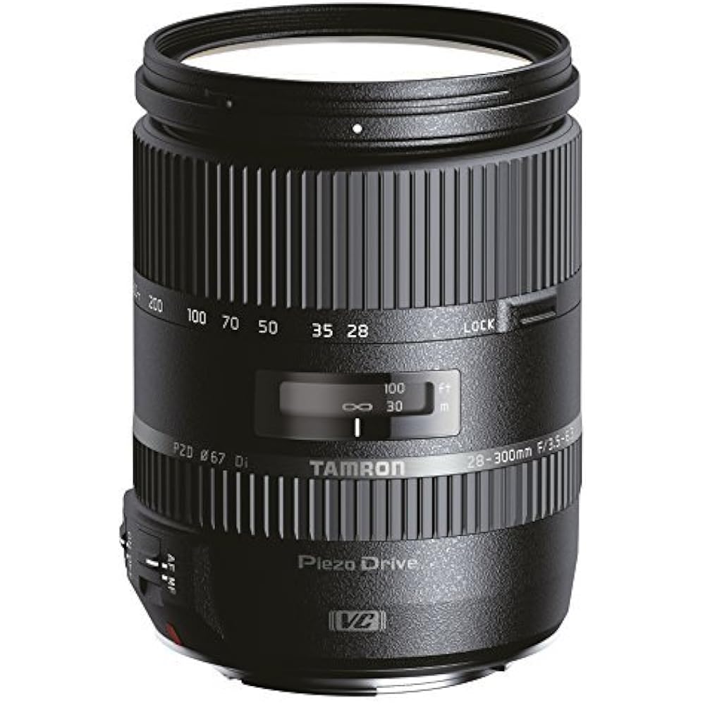 TAMRON A010N High Magnification Zoom Lens 28-300mm F3.5-6.3 Di VC PZD Full Size Compatible with N...