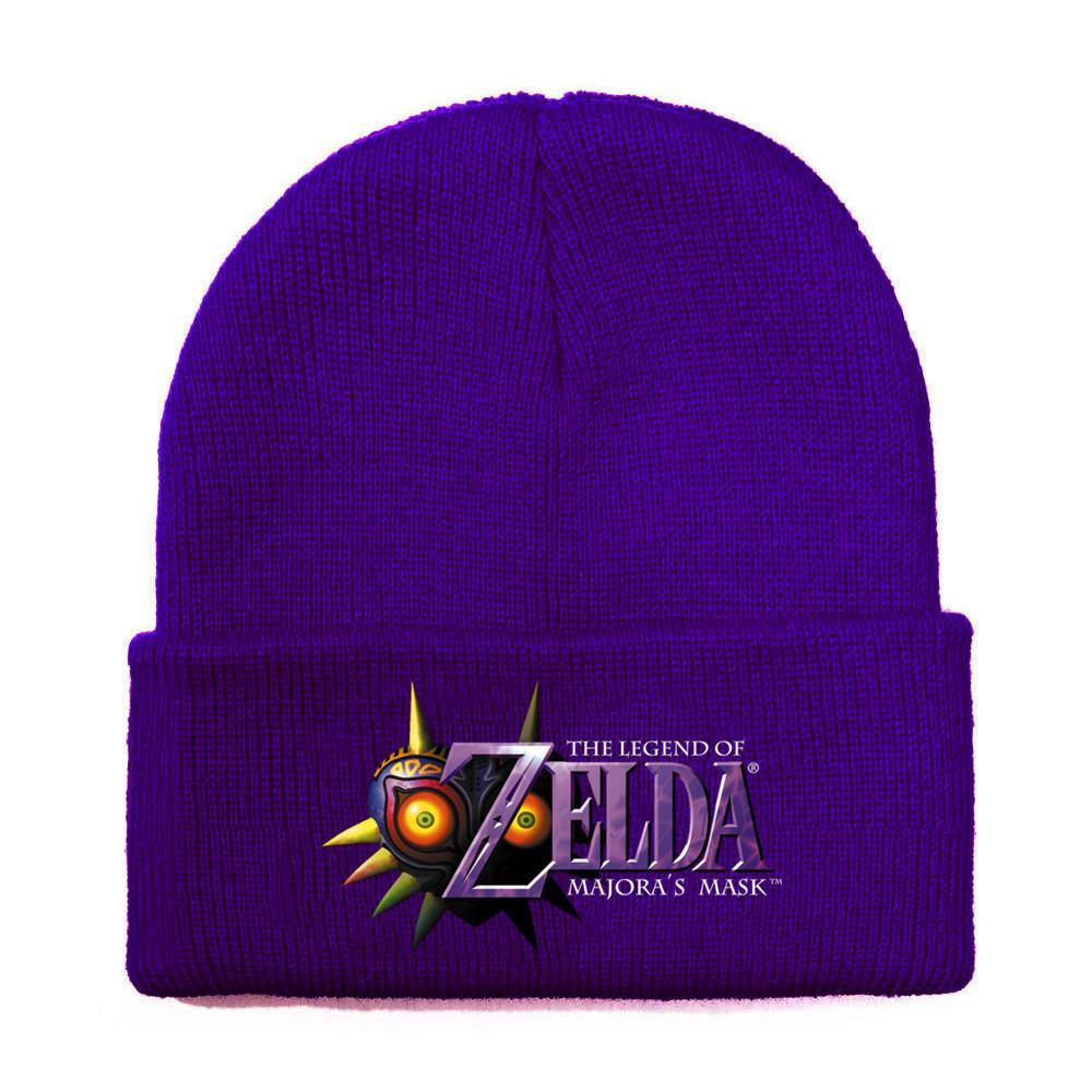 Of Legend Zelda Printed Knit Hat With Ear Protection For Game Enthusiasts