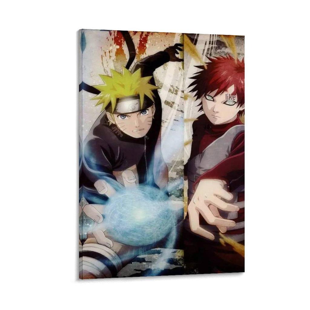 Banyo veya Giriş Alanı Dekorasyonu İçin Naruto Kanvas Duvar Sanatı