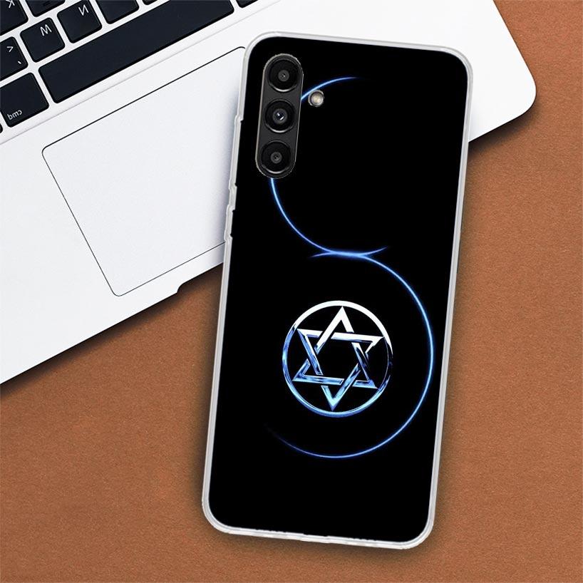 David Jüdischer Stern Symbol Telefon Fall Für Samsung Galaxy A51 A71 A50 A70 A40 A30 A20E A10 A41 A31 A21S A11 a01 A6 A8 + A7 A9 Plus