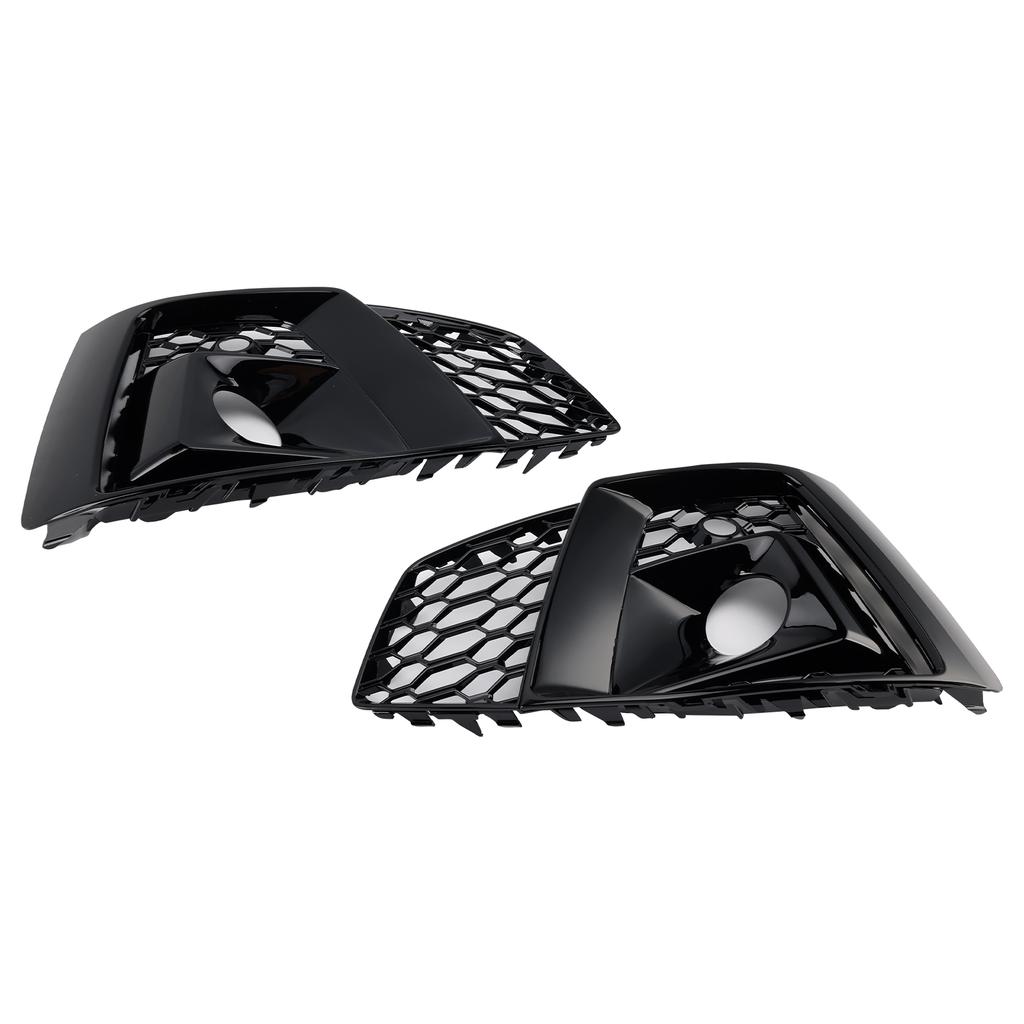 2PCS Front Bumper Fog Light Cover Grille 8W6807682T3Q7 Fit S5 2020-2023