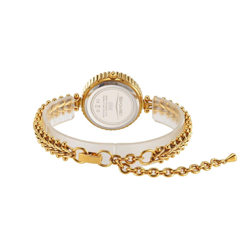 Exquisite Damenuhr Leichter Luxus Mode Armbanduhr Schmuckschließe Quarzuhr