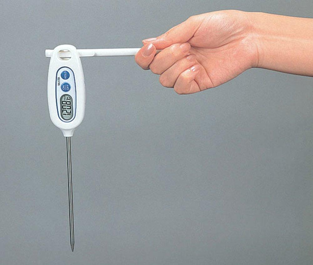 Tanita WH Stick Cooking IPX7 To Memorizes Temperature Measurements TT-508N Thermometer, Thermometer, Waterproof, -50 250°C, White,