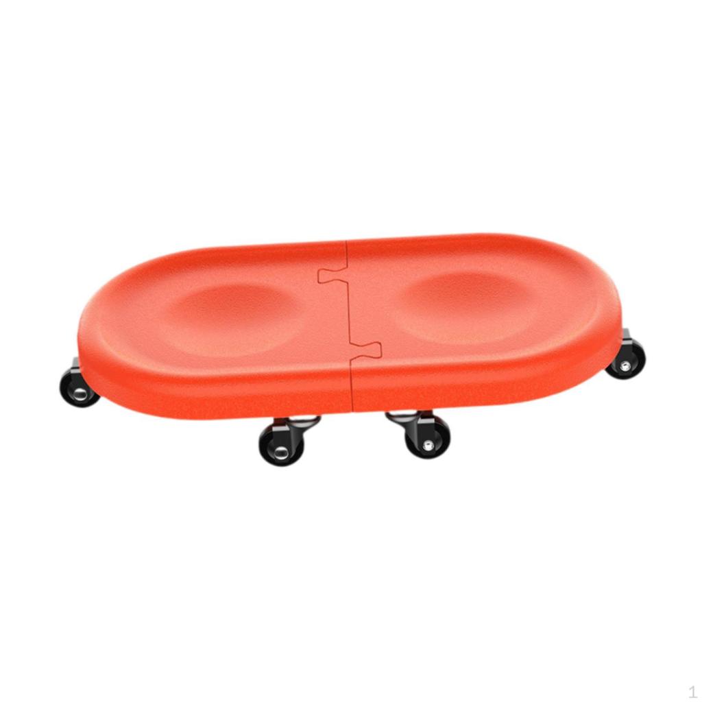 6 Wheel Abdominal Disc Roller Ab Exerciser Core Strength Training Waist Arm Leg Exercise