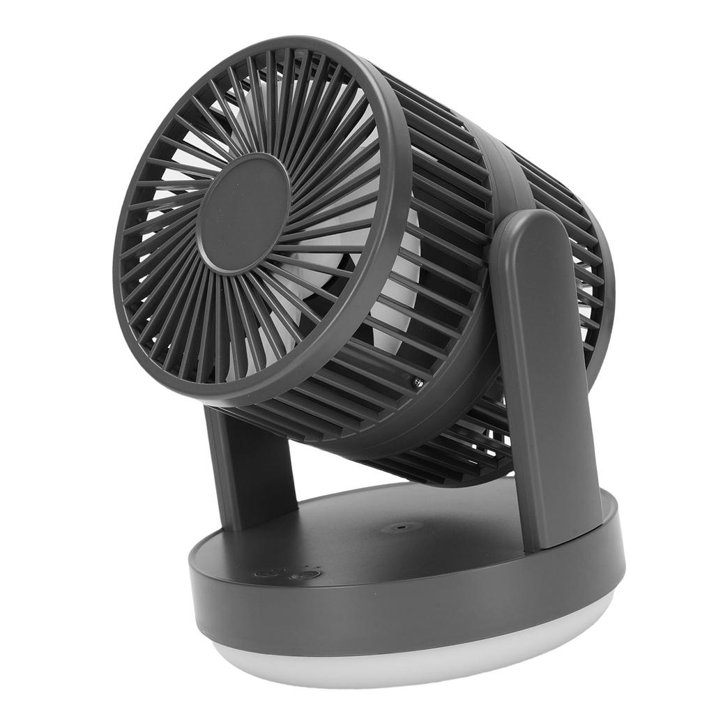 Desk Fan 3 Speeds   Rechargeable Desktop Oscillating   Circulator Fan with Night Light for Home Bedroom