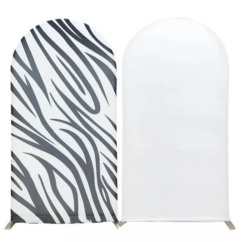 86x200cm Print Arch Cover Spandex Fitted Backdrop for Cow Theme Photo Background Birthday Party Baby Shower Wedding Decorations