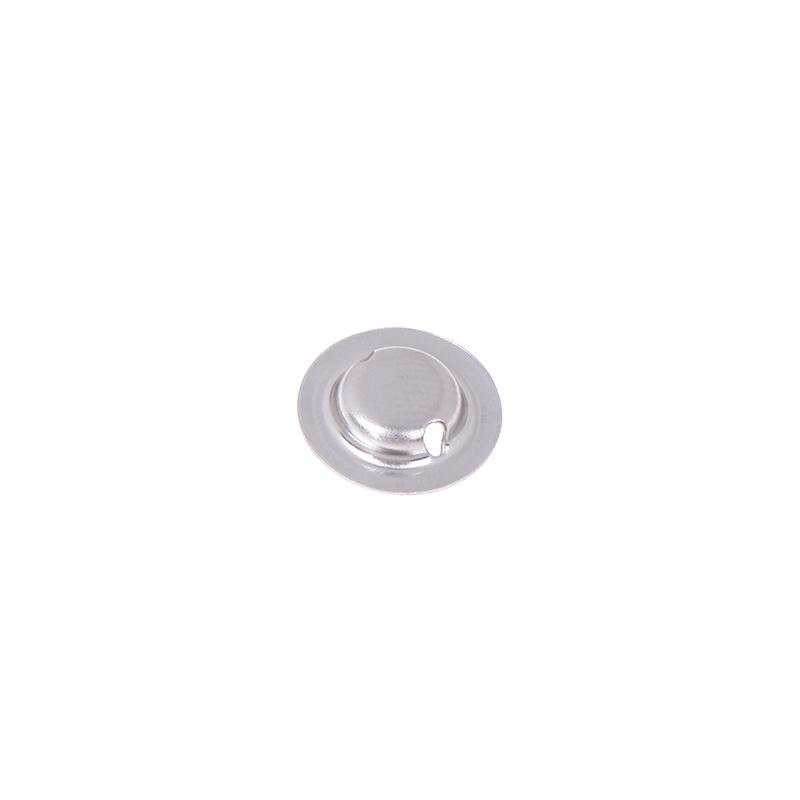 100pcs/lot 18650 Battery Flat Head To Change The Tip Cap 18650 Lithium Battery Positive Spot Welding Tip Cap Battery Accessories