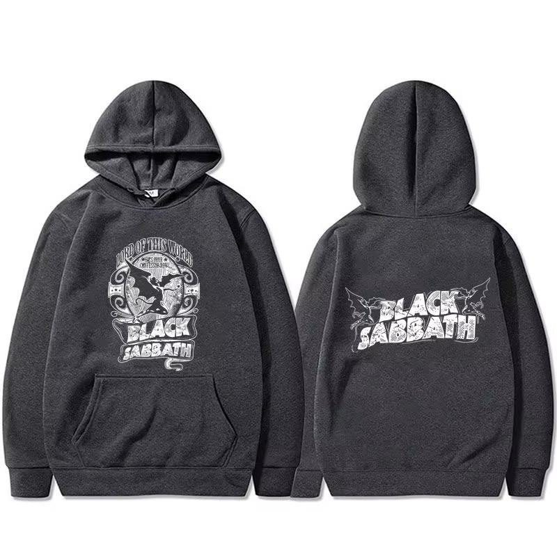 Хеви-метал рок-группа Black Sabbath Оззи Осборн Master of Reality Lord of This World Худи мужское винтажное оверсайз S