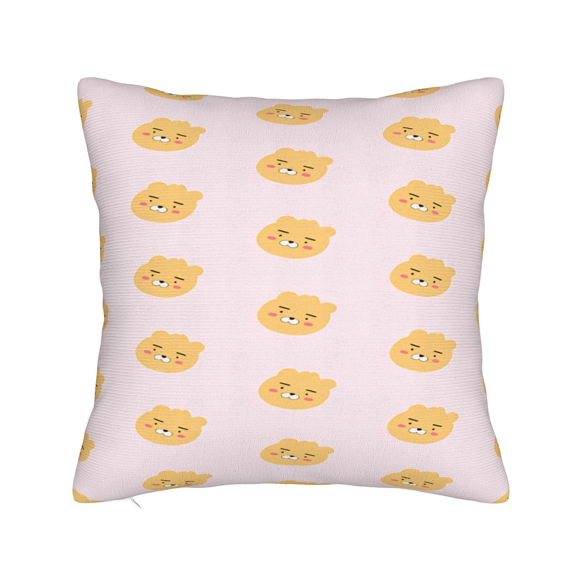 K-Kakaos F-Friends Choonsiks Pillow Case  Print Pillow Cover For Living Room Sofa Funny Pillowcases 12x12Inch