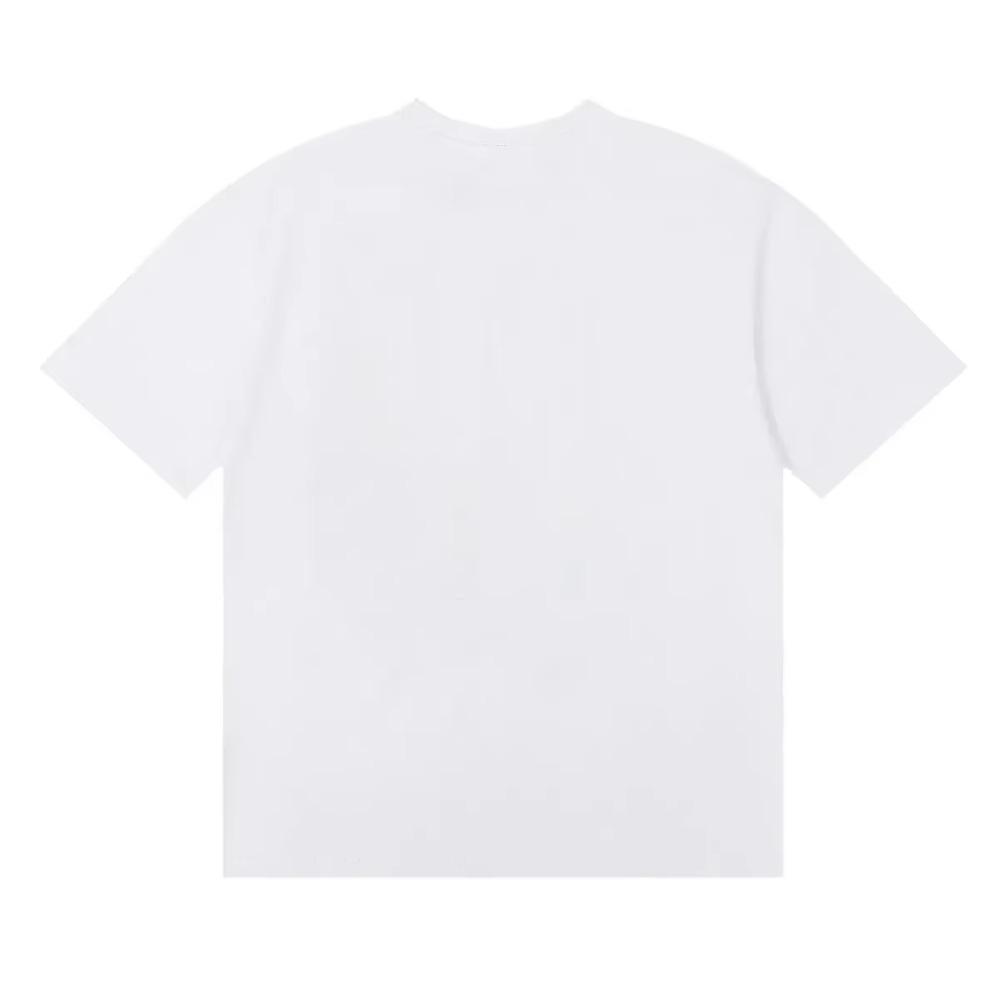Heavy Men's Cotton T-shirt of The Same Style, New Letter European Summer Short-sleeved Trendy Versatile Trendy Ins Printed Top