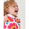 Summer Red Flower Preppy Style Sundress