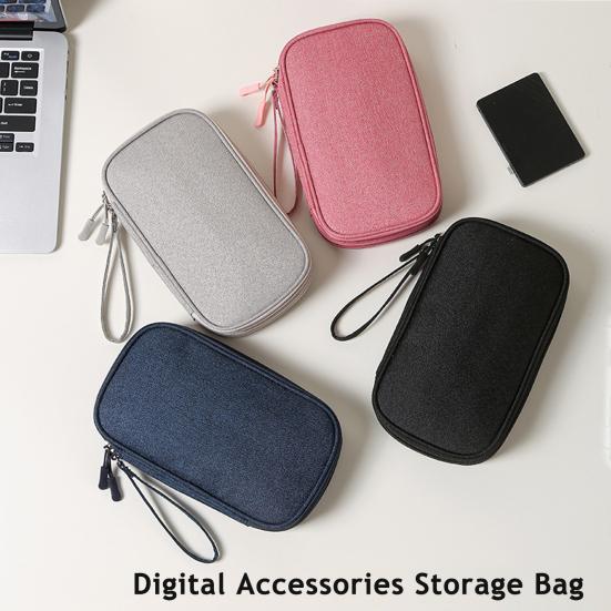 Portable Cable Organizer Bag Electronics Accessories Storage Pouch Waterproof Cable Bag for Chargers Power