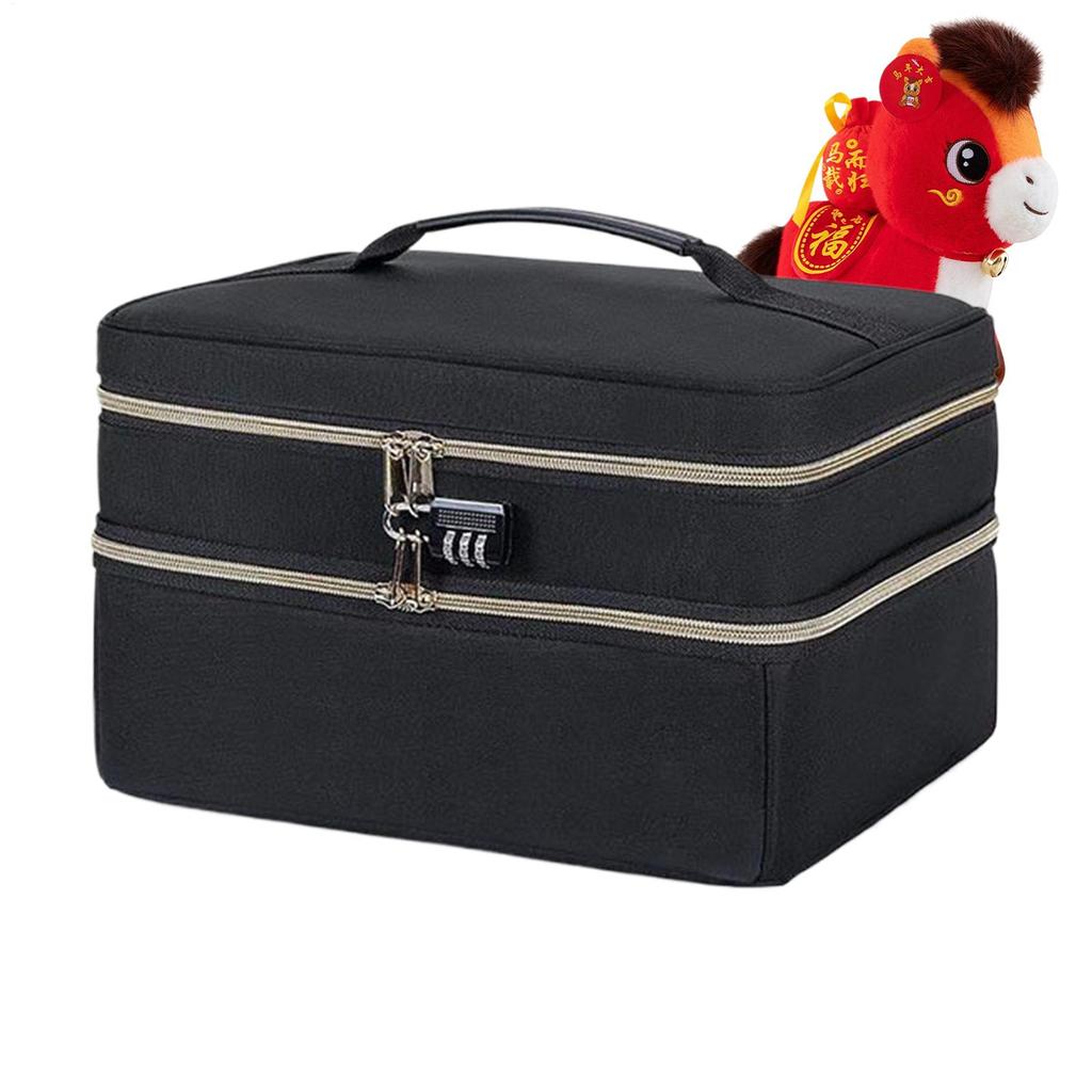 Adult Toy Storage Privacy Prop Organizer with Lock Discreet Personal Item Bag for Women Men Travelers Home Apartment Bedroom