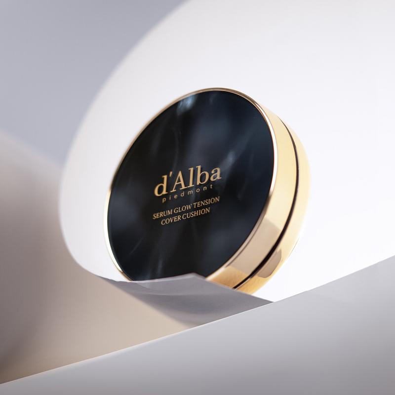 d'Alba Serum Glow Tension Cover Cushion with Refill SPF 50+ PA++++ 17g*2EA