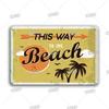 Funny Aloha Tiki Bar Tin Sign, Vintage Beach Bar, Pub Art, Wall Decor, Metal Plate, Retro Hawaii Beauty, Iron Painting Signs