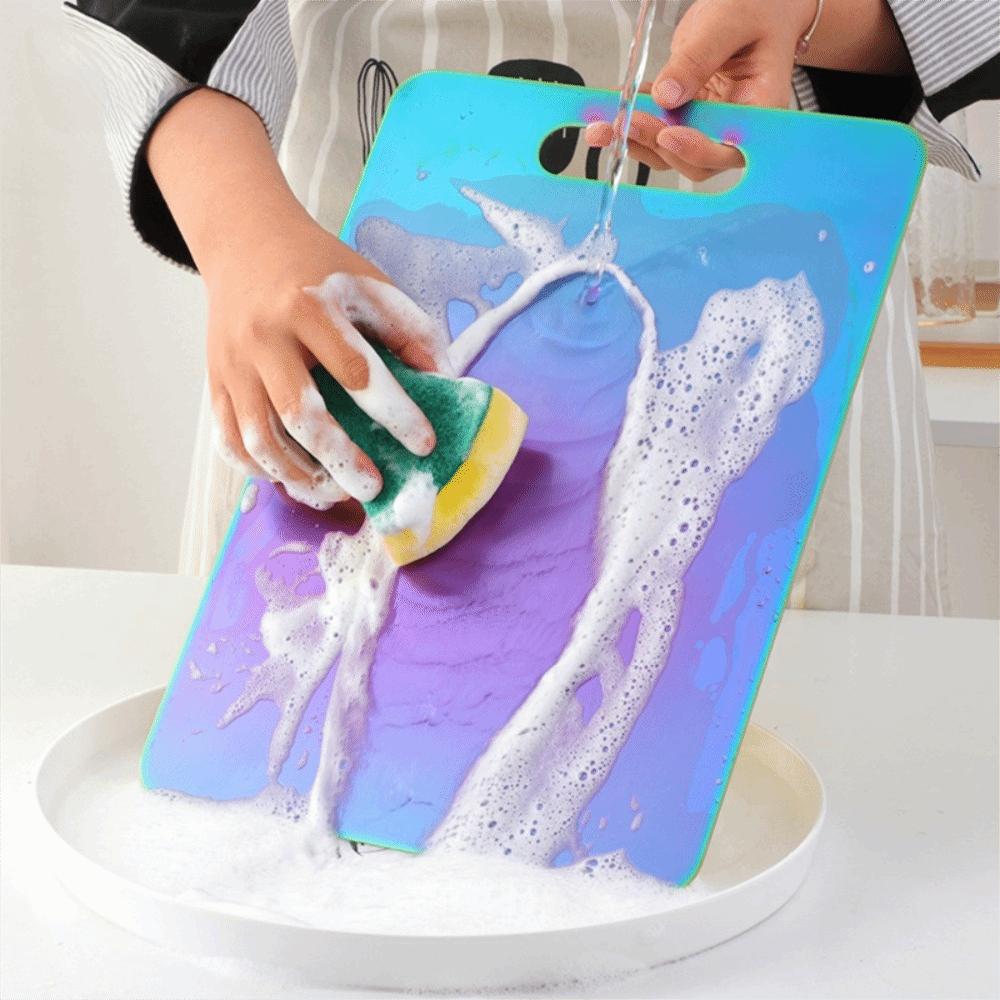 Rectangular 304 Stainless Steel Cutting Board Deodorized Double-Sided Use Chopping Board Mold Proof Kneading Board