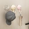 2Pcs Decorative Clothes Towel Storage Hook No-drill Towel Hanger Stylish Suction Cup Hook  Bathroom