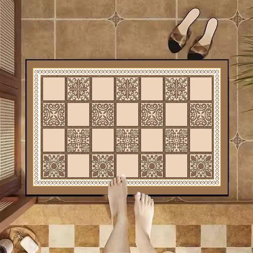 Diatom Mud Floor Mat Dirt-Resistant Non-Slip Foot Pad Quick-Drying Bathroom Door Toilet Door Mat Carpet Pad Water Absorption Quick-Drying