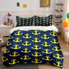 Yellow Anchors and Speckles. Bedding Sets Duvet Cover Sets Duvet Covers Pillowcases(1*Duvet Cover 2*Pillowcases Without Duvet Insert)