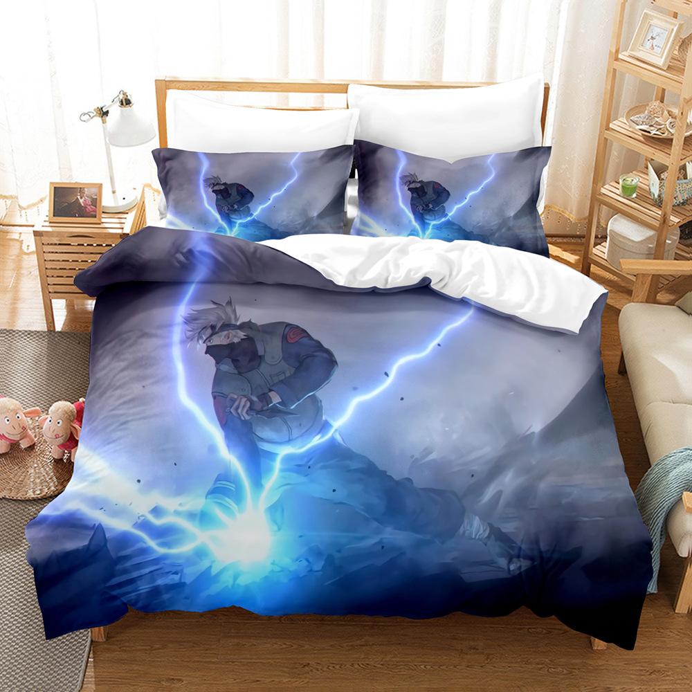 Three-Piece 3D Digital Printing Quilt Cover, Pillowcase, Bedding, Bedding