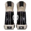 Rick Owens DRKSHDW X Converse 1970s Chuck Taylor All Star Collaboration Trendy Glossy Lacquer High Top Canvas Unisex Black