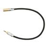 Gold Plated Professional Audio Cable Plug and Play 3.5mm to Mini XLR Adapter  Camera Audio