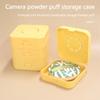 Large Powder Puff Storage Box Breathable Powder Puff Case Dual Use Of Dry Wet Do Not Eat Powder Makeup Sponge Organizer