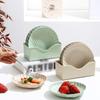 10PCS Nordic Style Snack Tray Microwave-safe Dessert Plate Creative Fruit Plate  Nut