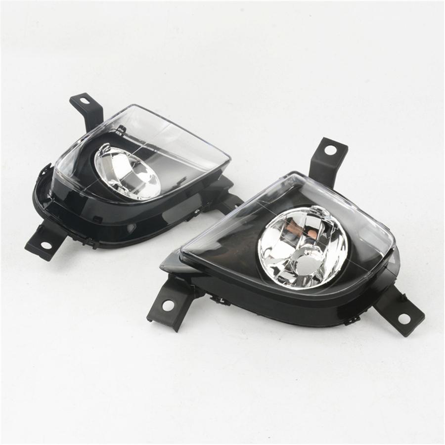 Pair Front Bumper Replace Clear Fog Lamps For 3-Series E90 E91 09-11 Sedan Wagon