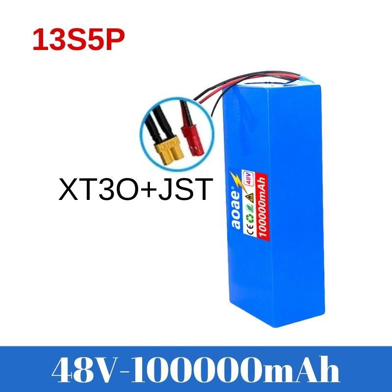 48V 13s5p 100ah Lithium Battery Pack 48v 100000mAh 250W-2000W Citycoco Motorized Scooter Batteries Built in 50A BMS
