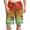 Summer Casual Shorts 3D Men's Beach Shorts Kids Fashion Surf Board Shorts Boys Quick Dry Swimwear Trunk Sports Fitness Briefs