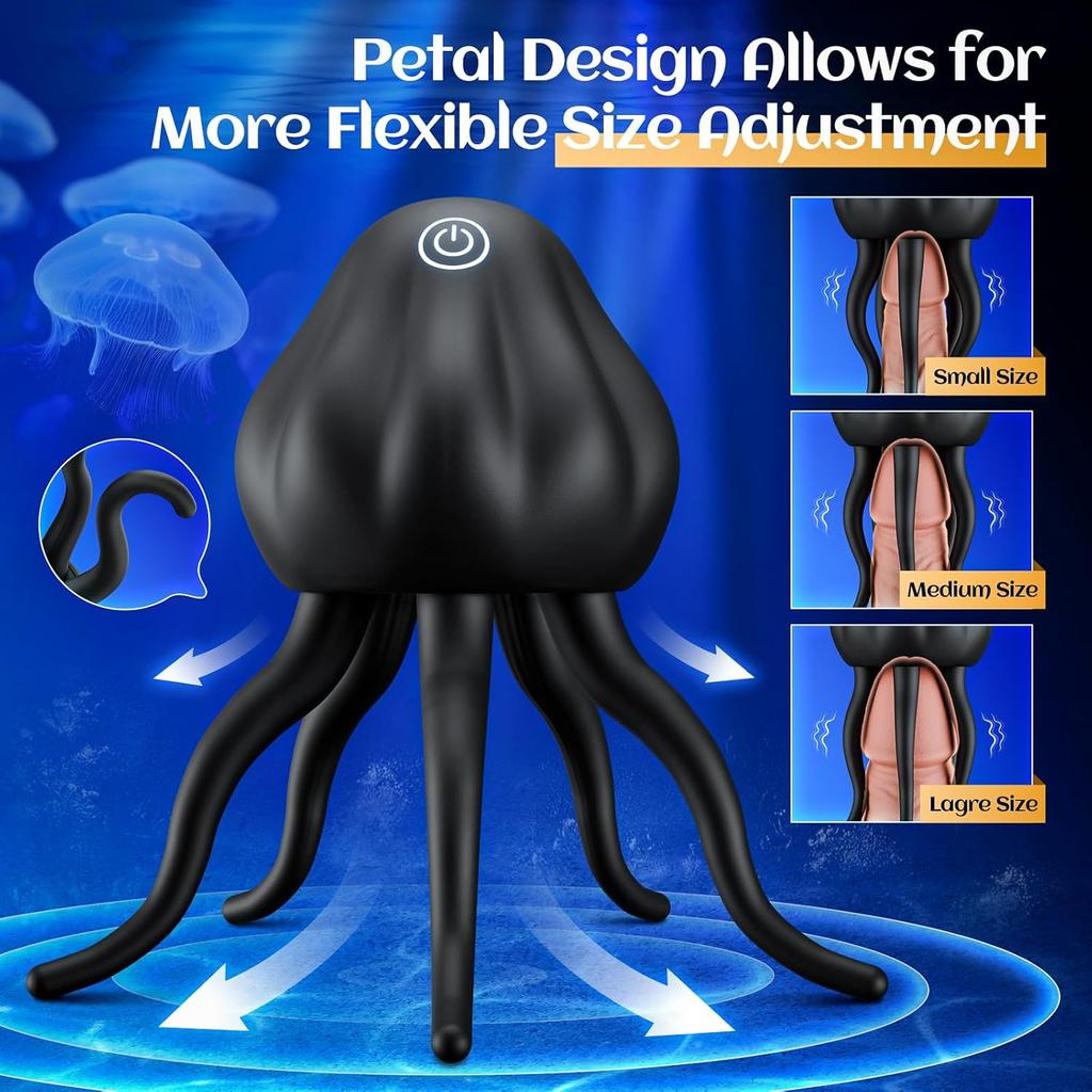 Male Glans Trainer Penis Vibrator Masturbator Stroker Wrapping Tentacle Penis Clit Nipple Stimulation Adult Sex Toy for Men Women