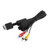 New Adapter Multi Out Flat Video/Audio Cable AV Cord 3 RCA